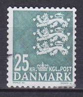 Denmark 2010 Mi. 1619  25.00 Kr Small Arms Of State Kleines Reichswaffen New Engraving Selbstklebende Papier - Oblitérés