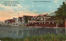 Hot Lake OR Sanatorium On Main Lane O.W.R.&N 1912 Postcard - Sonstige & Ohne Zuordnung