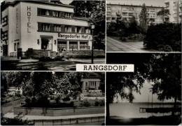 AK Rangsdorf, Hotel Rangsdorfer Hof, W-Pieck-Straße, See, Klein Venedig,gel,1984 - Rangsdorf