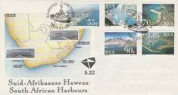 South Africa 1993 Harbours FDC - FDC