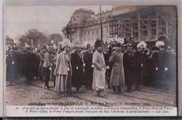 BELGIQUE :  BRUXELLES:1909:Funérailles De Léopold 2.Non écrite.Nombreux Personnages. - Funeral