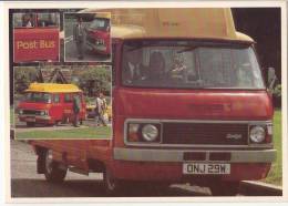 Royal Mail Post Office Postcard 1981, Post Bus Transport, United Kingdom , Catchet Opening Day Philatelic  Catchet, - Bus