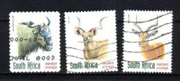 Afrique Du Sud YV 999/0; 1002 O 1998 Antilopes - Animalez De Caza