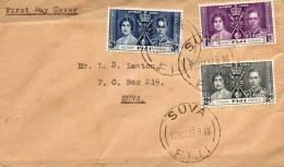 Suva Fiji 1937 FDC - Fiji (...-1970)