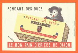 Buvard  "  Fondant Des Ducs Philbée - Pain D'epice De Dijon  " - Gingerbread