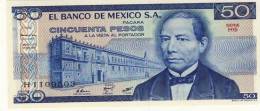 BILLET # MEXIQUE # 50 PESOS # CINCUENTA  PESOS # 1981  #  JUAREZ - Mexico