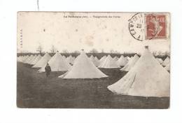 CPA : 01 - La Valbonne : Camp : Vue Générale Des Tentes : Tentes Avec Une Sentinelle - Caserme