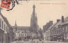 59 - Solre-le-Chateau - Rue De Jeumont Et La Place (belle Animation) - Solre Le Chateau