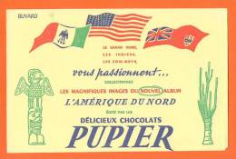 Buvard  "   Chocolat Pupier  "  Amerique Du Nord - Cacao