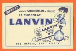 Buvard  "  Chocolat Lanvin  " Chocolat De Dijon - Football - Cacao