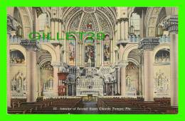 TAMPA, FL - INTERIOR OF SACRED HEART CHURCH - HILLSBORO NEWS CO - - Tampa