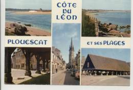 22 - PLOUESCAT - Les Plages, Les Halles Et Le Bourg - Plouescat