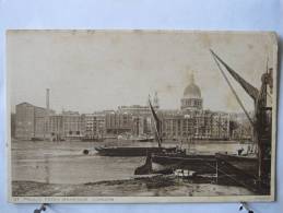 Angleterre - London - St Paul's From Bankside - Scan Recto-verso - St. Paul's Cathedral