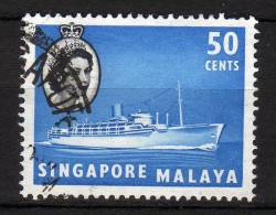 SINGAPORE - 1955 YT 39 USED - Singapur (...-1959)