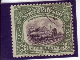 RAILROAD-3 C-NORTH BORNEO-BRITISH PROTECTORATE-1925-GREAT BRITAIN - Nordborneo (...-1963)