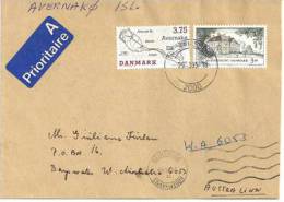 DANEMARK. Lettre Postée De L'île Danoise De Avernako Adressée En Australie 1995 - Cartas & Documentos