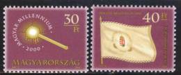 HUNGARY - 2000. Hungarian Millennium I./ Coronation Scepter / Millennium Flag  MNH!! Mi 4571-4572. - Nuevos