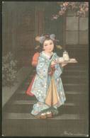 COLOMBO LITTLE GEISHA OLD POSTCARD 1929    Shipping = 4 E !  See Details - Colombo, E.