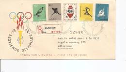 JO De Melbourne -1956 ( Lettre En Premier Jour Recommandée Des Pays-Bas à Voir) - Verano 1956: Melbourne