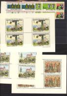 Tchécoslovaquie  -  1970  :  Yv  1772-77  **  Blocs De 4 Avec Les Petites Feuilles - Unused Stamps