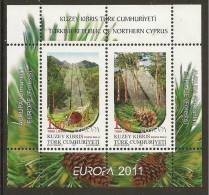 TURKISH REPUBLIC Of NORTHERN CYPRUS - EUROPE 2011 - ANNUAL SUBJECT " FORESTS". -  SOUVENIR SHEET - 2011
