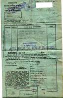 AVIS COMPAGNIE DE NAVIGATION MIXTE. LIGNE DE LA MEDITERRANEE-1941 - Other & Unclassified