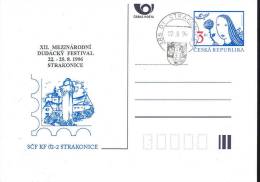 Czech Republic 1996 - XII. International Bagpipe Festival In Strakonice - Special Postal Stationery And Postmark - Postcards