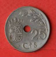 SPAIN  25  CENTS  1937   KM# 753  -    (1649) - 25 Centiemos