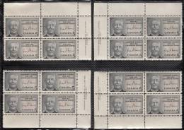 Canada 1967 Corner Plate Blocks, Plate #1 Mint No Hinge (see Desc), Sc# 474 - Nuevos