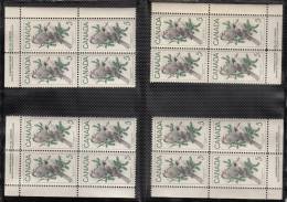 Canada 1967 Corner Inscription Blocks, Mint No Hinge (see Desc), Sc# 478 - Unused Stamps