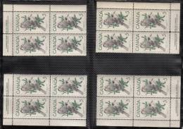 Canada 1967 Corner Inscription Blocks, Mint No Hinge (see Desc), Sc# 478 - Ungebraucht