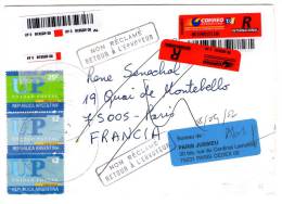 Lettre Recommandée De L'Argentine Pour La France (Septembre 2006)_Non Réclamé_Retour - Cartas & Documentos