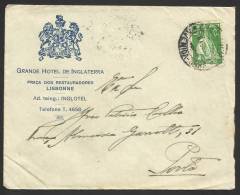 Portugal Lettre 1930 Cachet Ambulância Postal Avenida Gare Ceres 40 C. Ambulance Postal  TPO Cover - Marcofilia