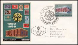 Austria 1969, FDC Cover Europa CEPT - Lettres & Documents