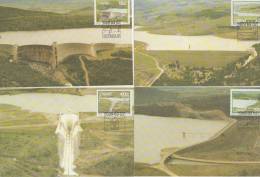 Ciskei 1989 Dams Set 4 Maximum Cards - Ciskei