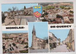 CPM DPT 82 , MONCLAR DE QUERCY, MULTIVUES - Montclar De Quercy