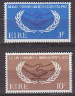 Q0741 - IRLANDE IRELAND Yv N°173/74 ** ONU UNO - Unused Stamps