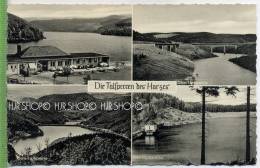 Die Talsperren Des Harzes Um 1950/1960,  Verlag: C.F. Fangmeier, Bad Harzburg,  POSTKARTE ,  Unbenutzte Karte - Osterode