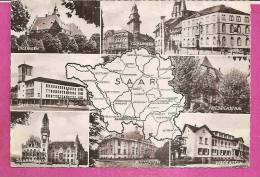 SAARLAND   -   ** 8 RATHÄUSER AN DER SAAR **   -   Verlag : G. VOCKENBERG Aus Dudweiler  N° 1109 - Andere & Zonder Classificatie