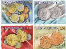 P - 2005 San Marino - Le Monete Sanmarinesi - Unused Stamps
