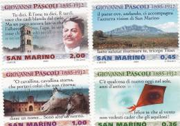 P - 2005 San Marino - Giovanni Pascoli - Poeta - Unused Stamps