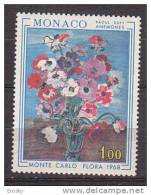 MONACO Fleurs Et Bouquets (Yvert 735) . Neuf Sans Charniere. ** MNH - Sonstige & Ohne Zuordnung