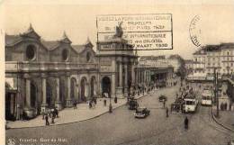 CPA  Bruxelles - Schienenverkehr - Bahnhöfe