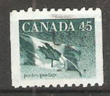 Canada  1995  Definitives; Flag  (o) - Roulettes