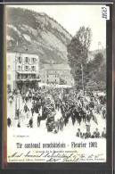 FLEURIER - TIR CANTONAL 1902 - ARRIVEE DE LA BANNIERE CANTONALE - TB - Fleurier