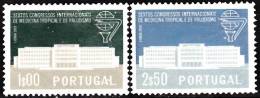 PORTUGAL - 1958, Sextos Congressos Internac. Medicina Tropical Paludismo (Série, 2 Valores)  (*) MNG  MUNDIFIL  Nº 839/0 - Ungebraucht