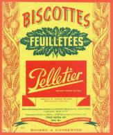 Buvard  "  Biscottes Feuilletées Pelletier  " - Biscottes