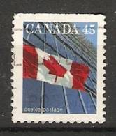 Canada  1995  Definitives; Flag 16 X 20 Mm  (o) P.13.75 X 13.25 - Single Stamps