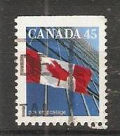 Canada  1995  Definitives; Flag 16 X 20 Mm  (o) P.13.75 X 13.25 - Timbres Seuls