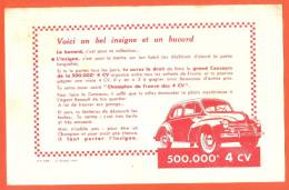 Buvard  "  500 000e 4 Ch    " 4CH Renault - Macchina